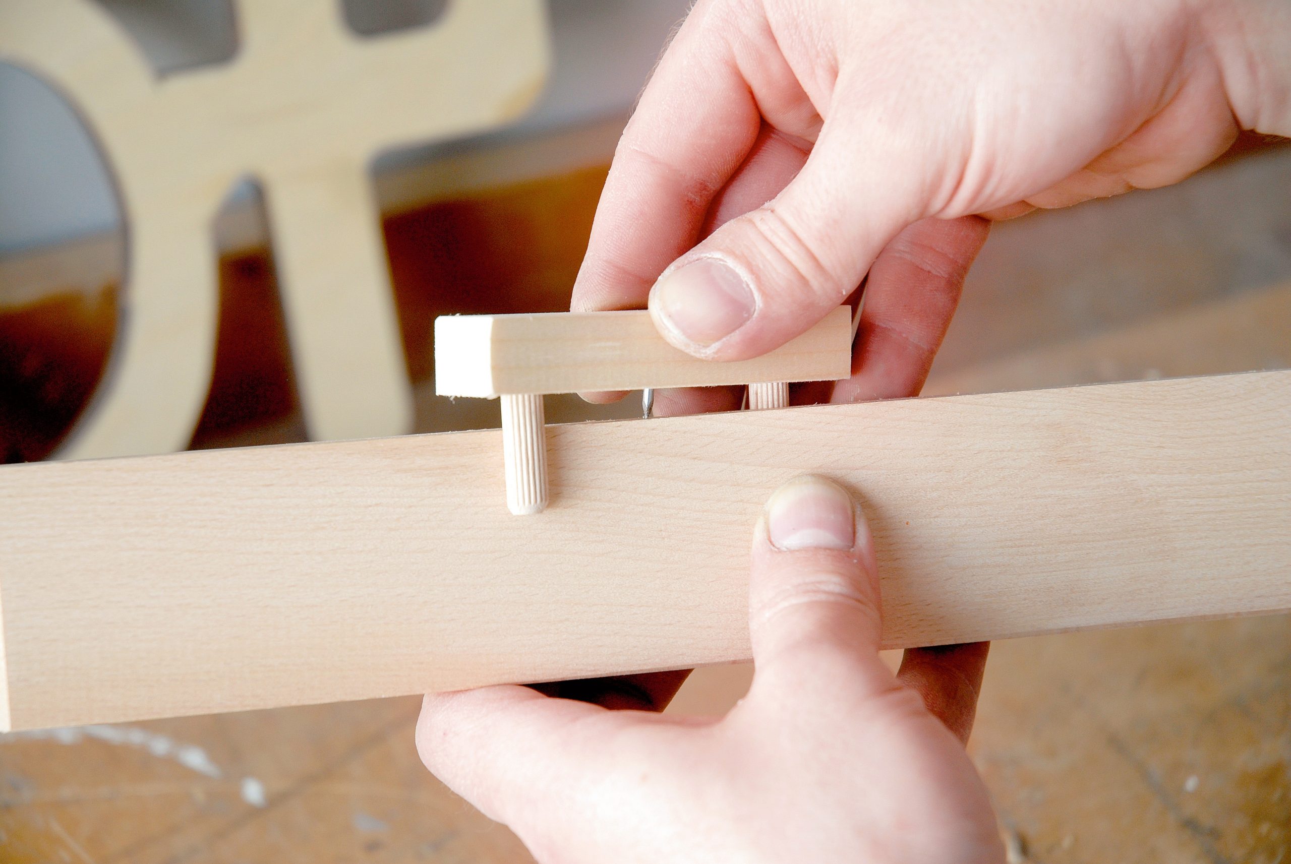 Mittenfinder schnell gebaut. Bild: Heiko Stumpe