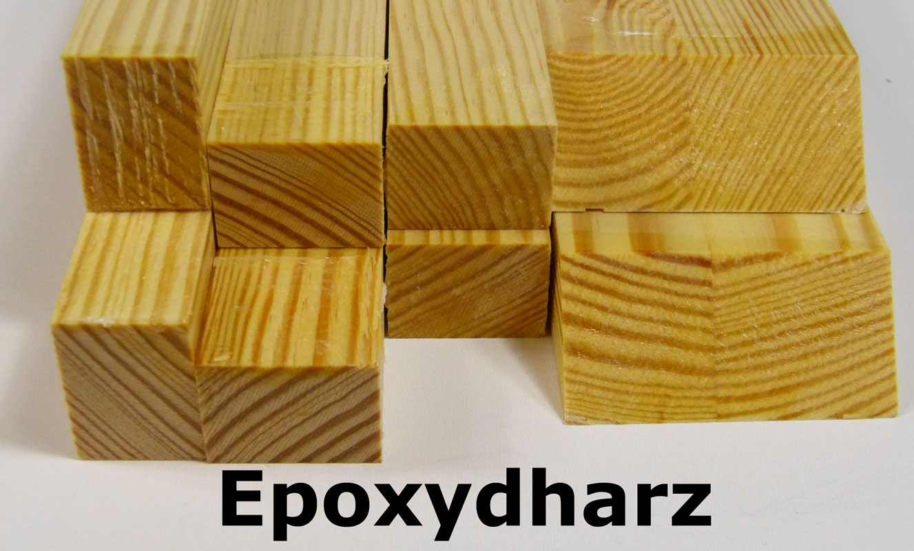 Bruchstelle Epoxydharz