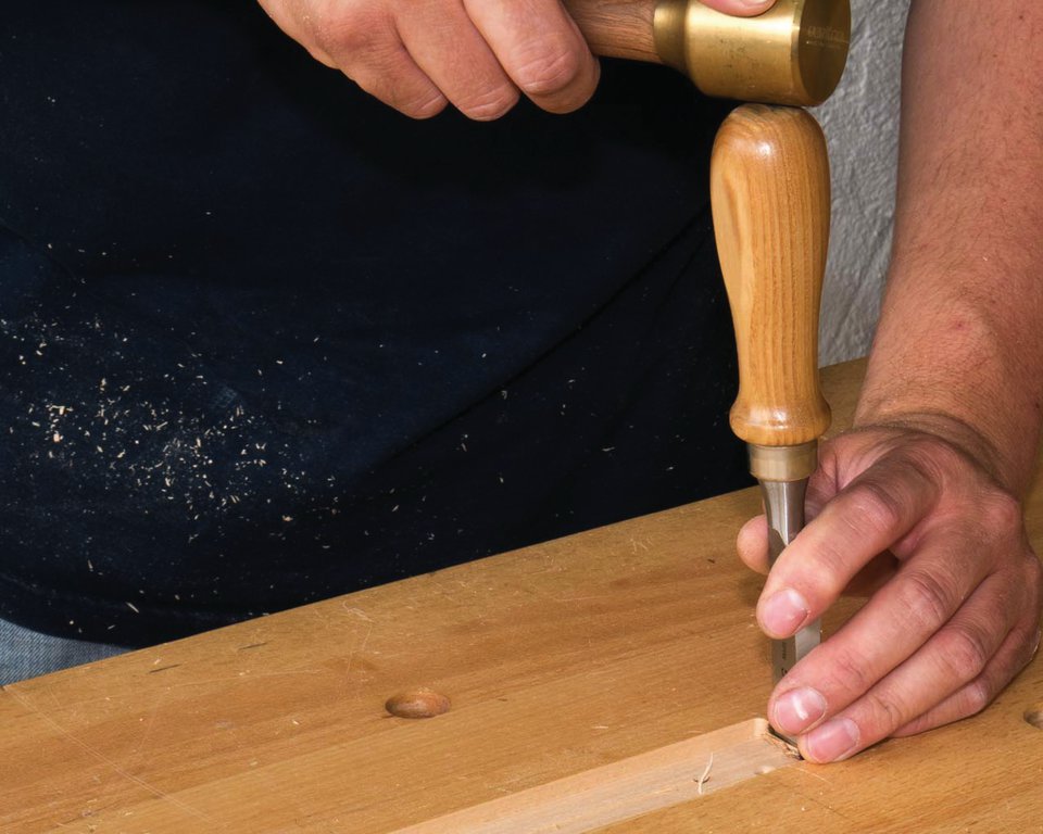 Etwas Nacharbeit mit dem Stemmeisen