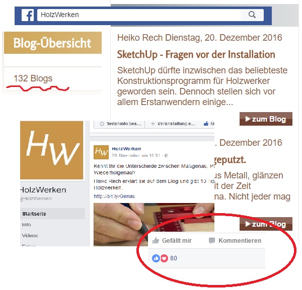 Kommentieren können Sie auf Facebook und direkt auf holzwerken.net