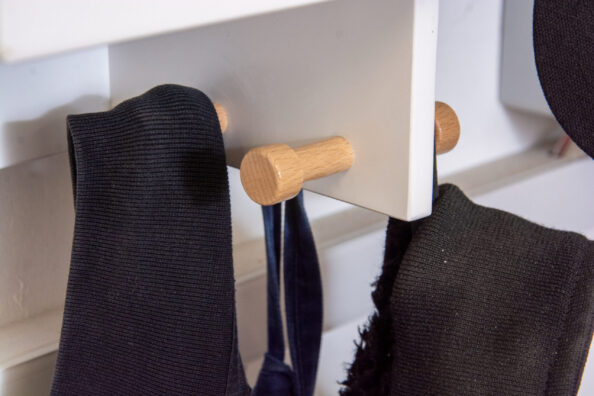 Garderobe mit Kleiderhaken