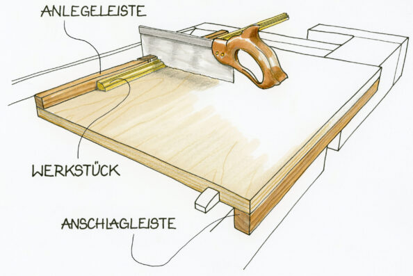 Sägelade für die Handsäge