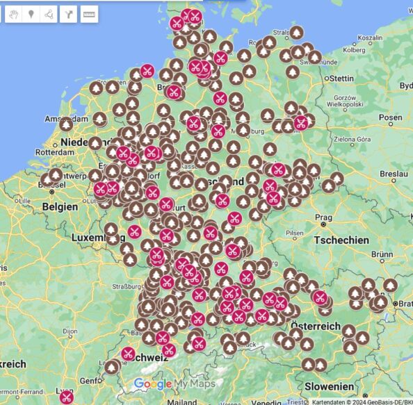 Übersicht HolzWerken Holzhändler und Schärfdienste